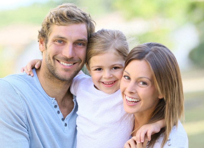 smiling family